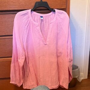 Old Navy Light Pink Women's Tunic Top